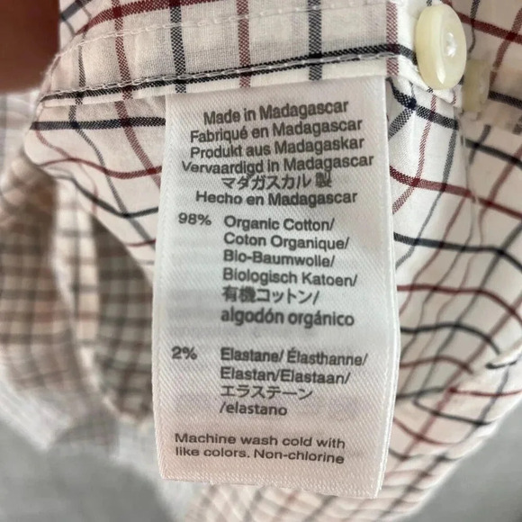 J Crew Shirt Long Sleeve Button Down Mens XXL 1889 - Picture 5 of 8